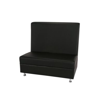 4ft Black Mod Furniture High Back