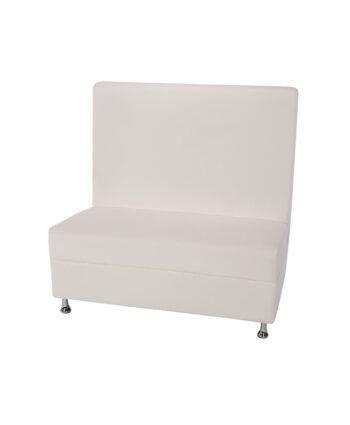 4ft White Mod Furniture High Back
