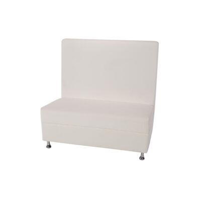 4ft White Mod Furniture High Back