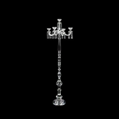 65" Lead Crystal Candelabra with 5th Candle