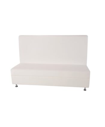 6ft White Mod Furniture High Back