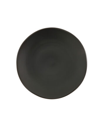 Black Matte China Dinner Plate