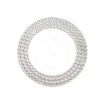 Bling Mirror Glass Charger