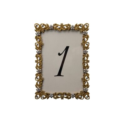 Flaxen Gold Table Number
