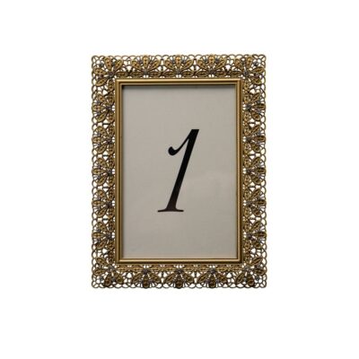 Floradora Gold Table Number