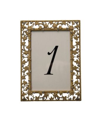 Gold Ivy Table Number