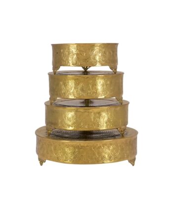 Gold Round Cake Stand