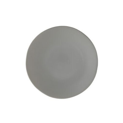 Gray Matte China Dinner Plate