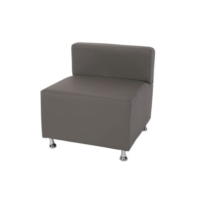 Gray Low Back Mod Furniture Collection Armless Chair