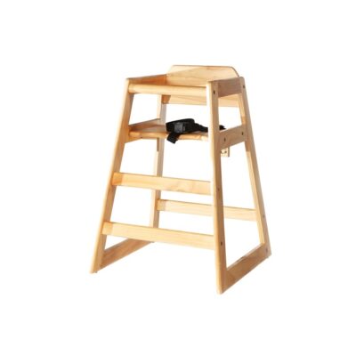 Natural Wood Baby High Chair