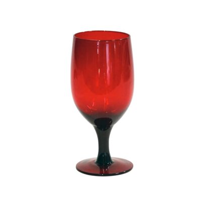 Ruby Red Goblet