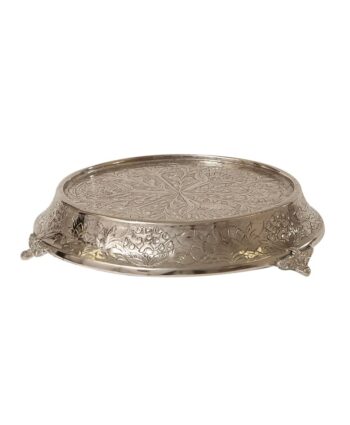 Silver Round Cake Stand