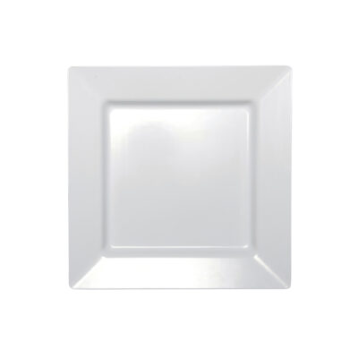 Square White Porcelain Charger