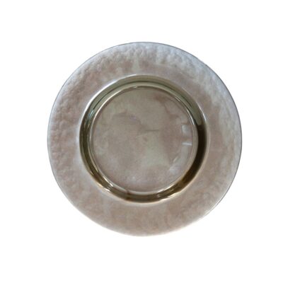 Taupe Glass Charger