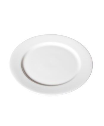 Round White Porcelain Charger