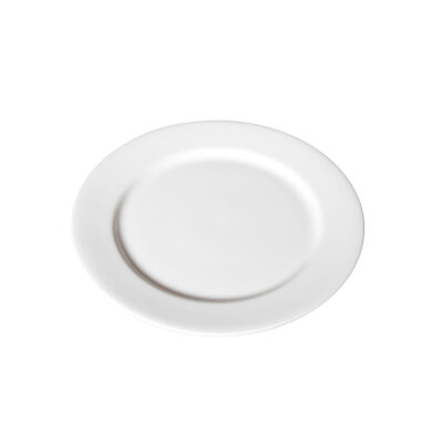 Round White Porcelain Charger