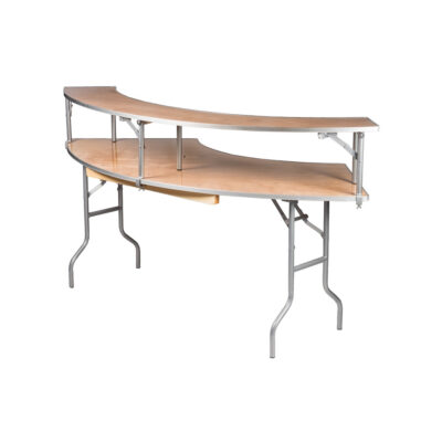 7' Serpentine Bar Top Riser