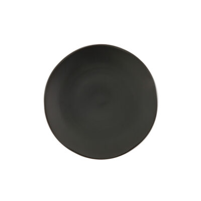 Black Matte China Dinner Plate