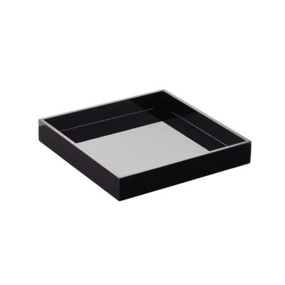 Black Square Serving Tray