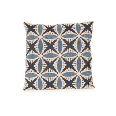 Blue Kaleidoscope Pillow