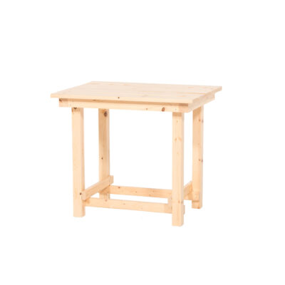 The Hank End Table - Natural Wood