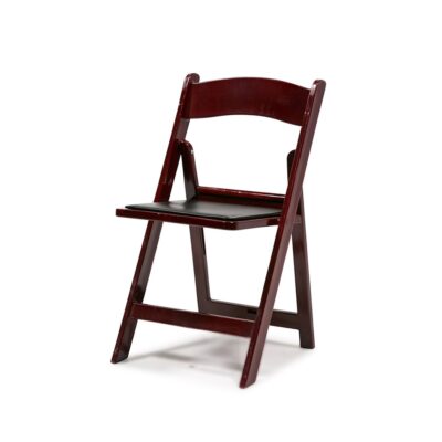 Mahogany Resin Folding Chair