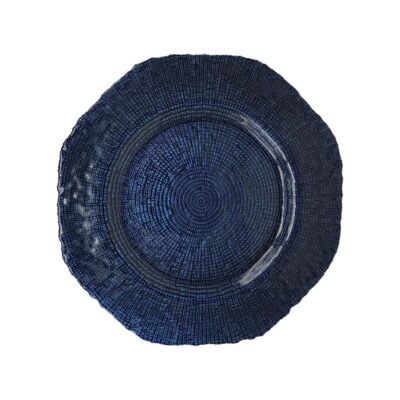 Navy Octo Glass Charger