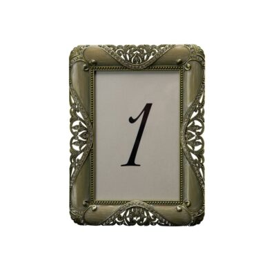 Rocco Bronze Gold Table Number