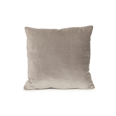 Silver Velvet Pillow