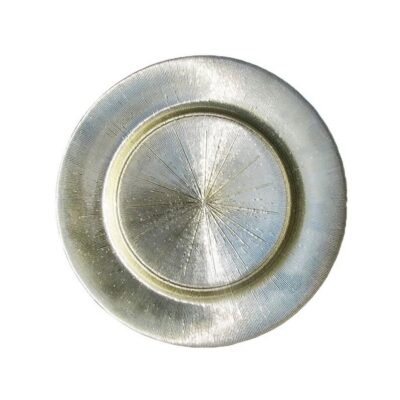 Sparkling Silver Starburst Glass Charger