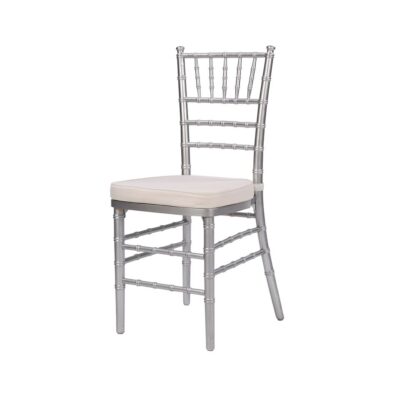 Steel Core Silver Chiavari Chair