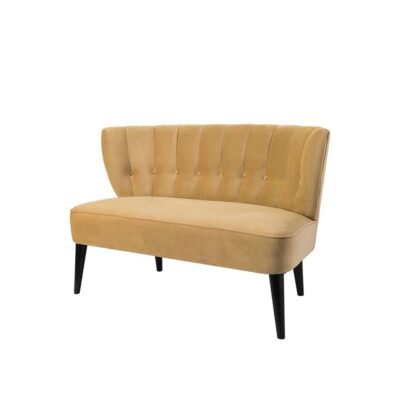 The Madeline Gold Settee
