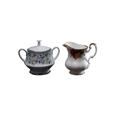 Vintage China Creamer & Sugar