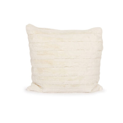 White Faux Fur Pillow